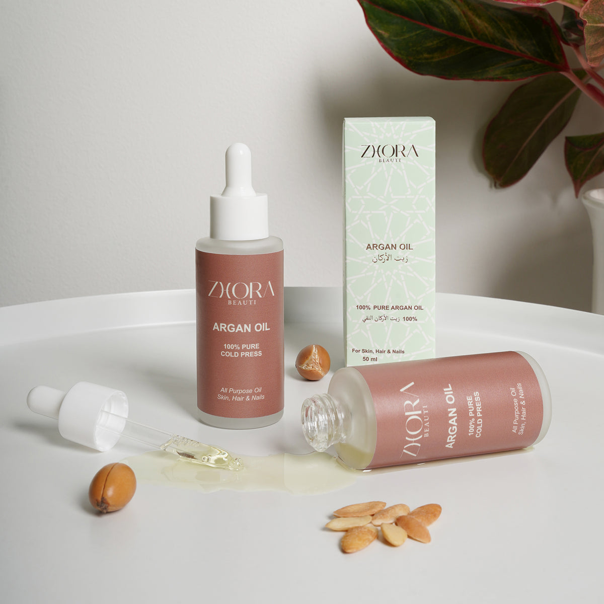 100% Pure Cold-Pressed Argan Oil for Face, Hair & Nails – Argan Oil